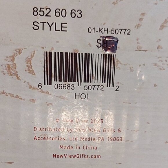 New Holiday Cheer Set of 2 Stemless 18oz Holiday Wind Glasses - Picture 5 of 5